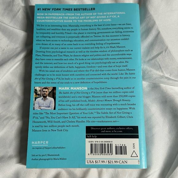 Self Help Book by Mark Manson - Picture 2 of 5